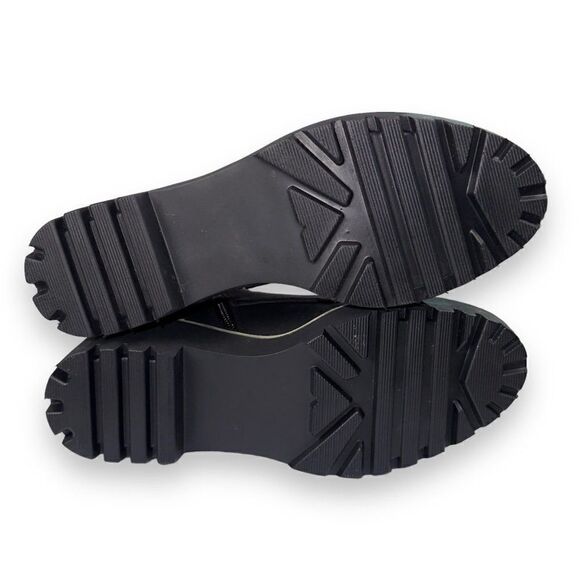 Hey Girl by Corkys Ghosted Combat Style Boots Black Vegan Leather Women's 7 - Picture 8 of 11